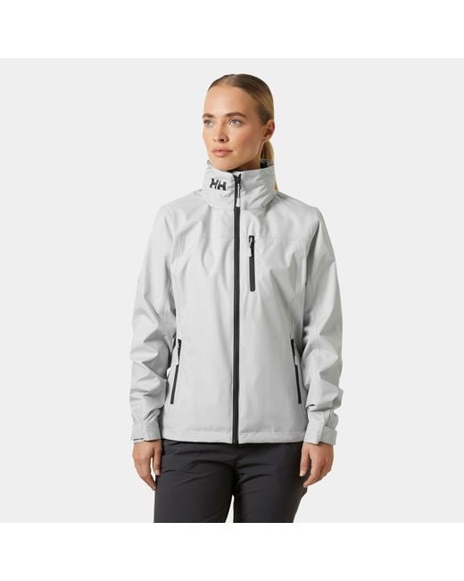 Helly Hansen Gray Crew Hooded Jacket 2.0