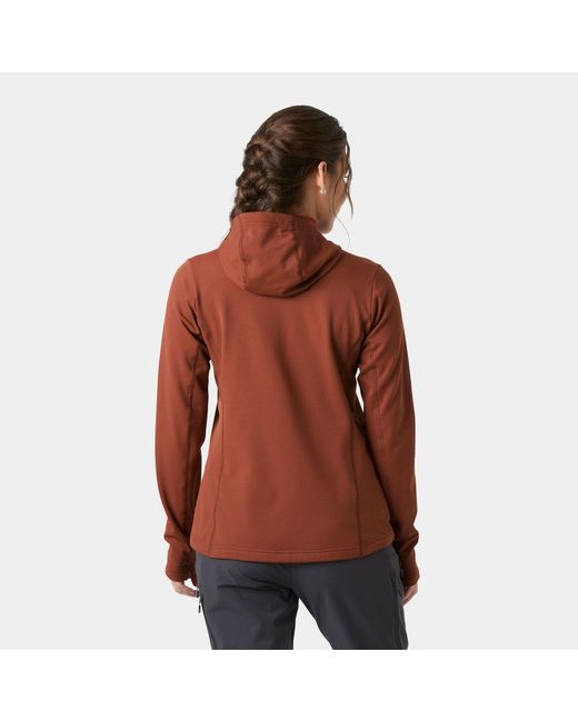Helly Hansen Brown Versalite Hooded Fleece Jacket