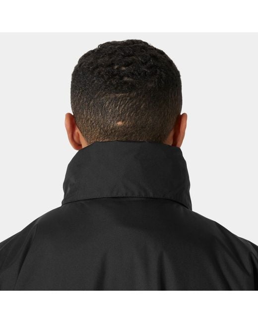 Helly Hansen Black Vancouver Insulated Rain Jacket for men
