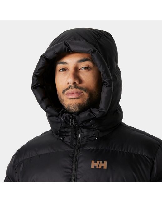 Helly Hansen Black Oslo Graphic Puffy Jacket for men