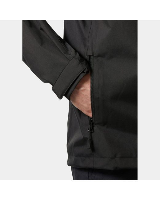 Helly Hansen Black Crew Jacket 2.0 for men