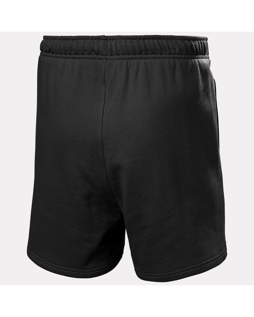 Helly Hansen Black Terry Loop 6” Shorts for men