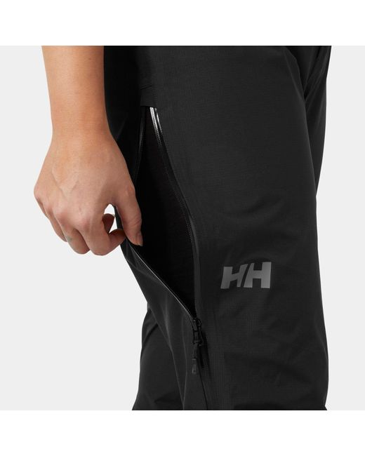 Helly Hansen Black Verglas Infinity 3-Layer Trousers for men