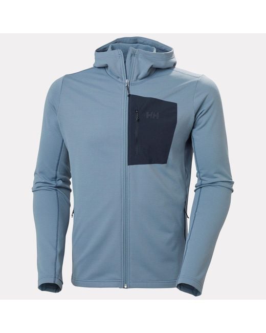Helly Hansen Blue Versalite Hooded Fleece Jacket for men