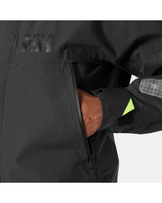 Helly Hansen Black Skagen Offshore Sailing Jacket for men