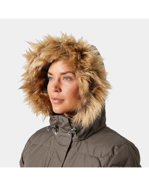 Helly Hansen Green Aden Down Long Parka