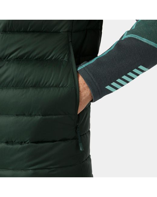 Helly Hansen Green Verglas Down Vest 2.0 for men