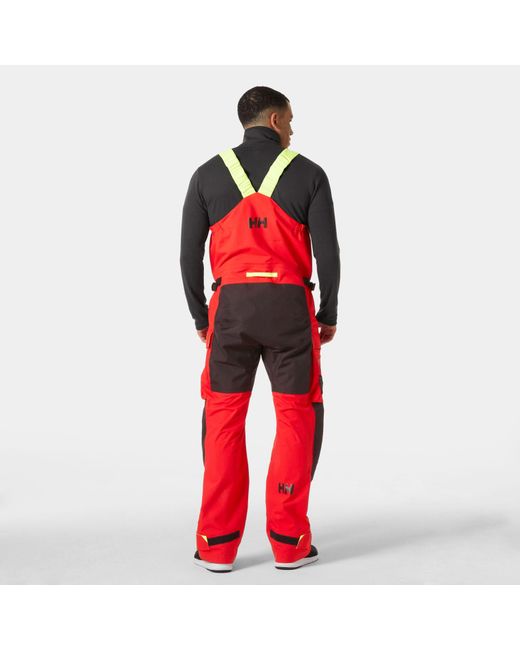 Helly Hansen Red Aegir Ocean Bib 2.0 for men