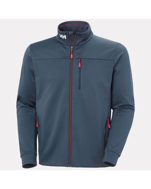 Helly Hansen Blue Crew Fleece Jacket for men