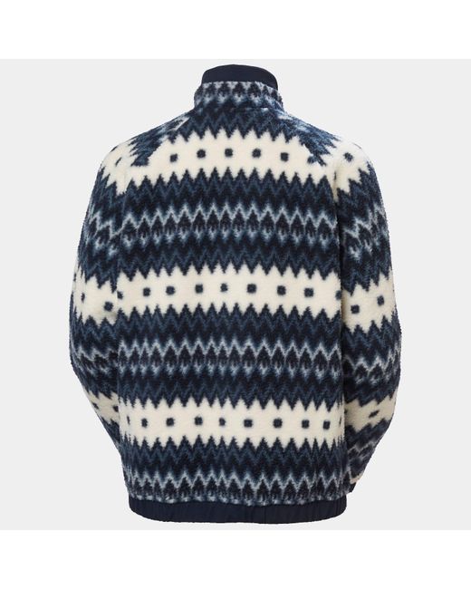 Helly Hansen Blue Imperial Printed Pile Snap