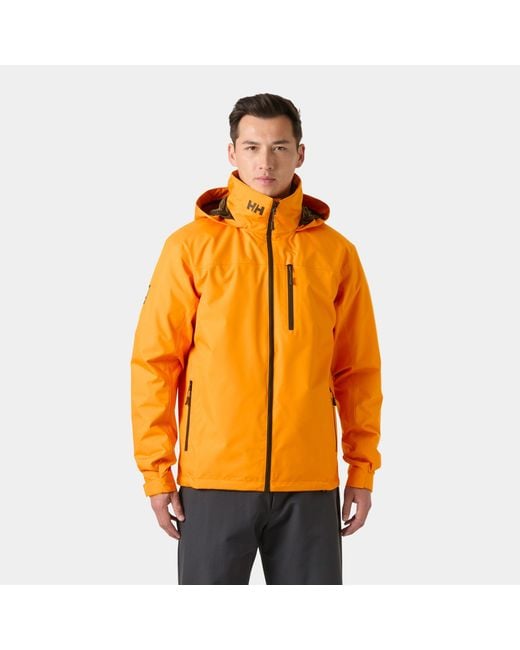Helly Hansen Orange Crew Hooded Midlayer Jacket 2.0 for men