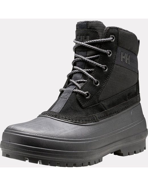 Helly Hansen Black Fraser Mid Winter Boots for men