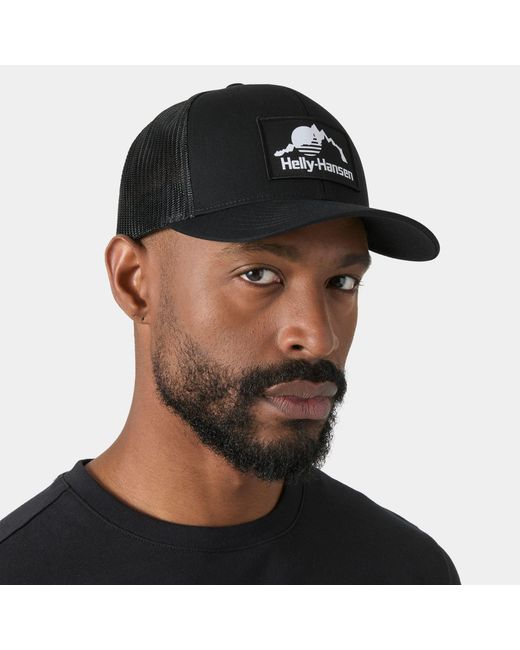 Helly Hansen Black Hh Trucker Cap