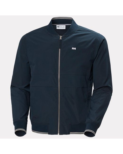 Helly Hansen Blue Marine Bomber Jacket for men