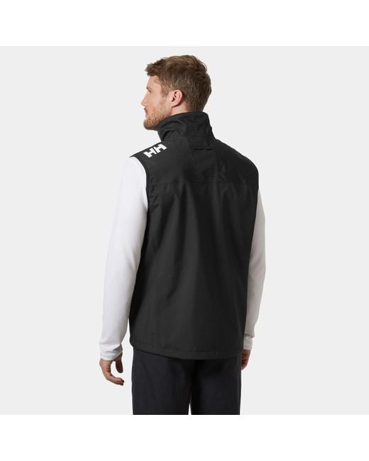 Helly Hansen Black Crew Vest 2.0 for men