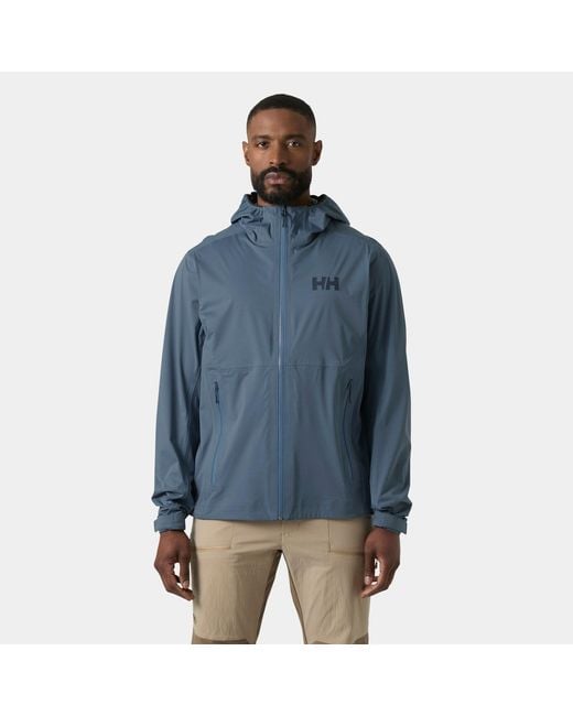Helly Hansen Blue Momentum 3-Layer Stretch Jacket for men