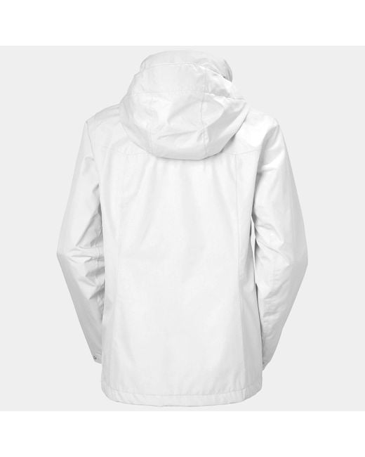 Helly Hansen White Women's Aden Great-fit Versatile Rain Jacket