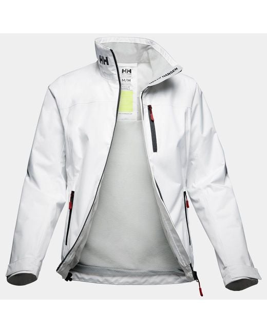 Helly Hansen Gray Damen Crew Midlayer-Segeljacke 2.0