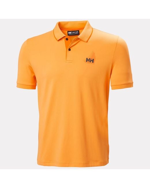 Helly Hansen Orange Hp Figari Polo for men