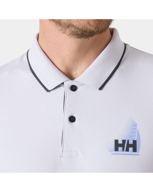 Helly Hansen White Hp Figari Polo for men