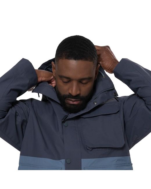 Helly Hansen Blue Escape Utility Rain Jacket for men