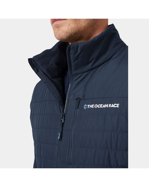 Helly Hansen Blue The Ocean Race Insulated Sailing Jacket for men
