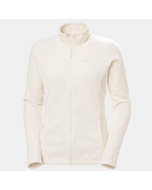Helly Hansen White Daybreaker Fleece Jacket With Zip