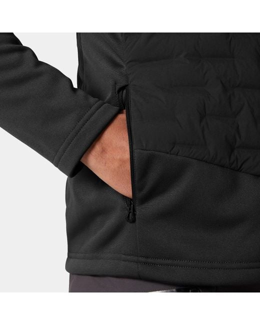 Helly Hansen Black Hp Hybrid Stretch Insulator for men