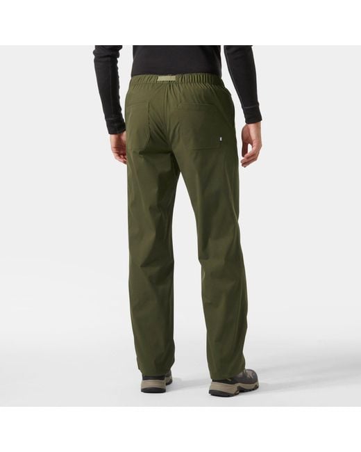 Helly Hansen Green Holmen Relaxed Trousers for men
