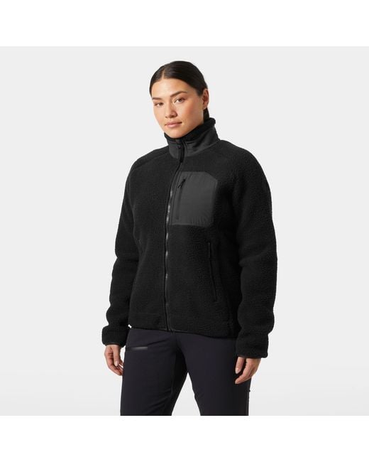Helly Hansen Black Imperial Pile Fleece Block Jacket