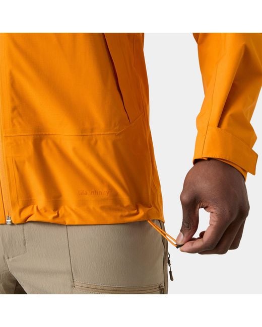 Helly Hansen Orange Verglas Infinity Shell Jacket 2.0 for men