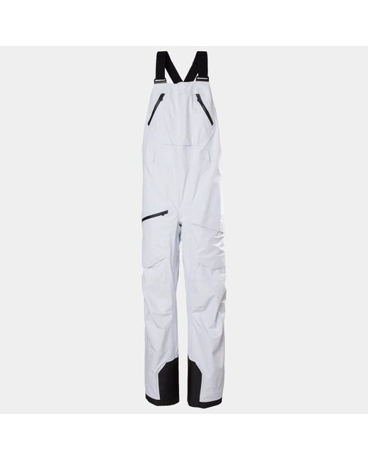 Helly Hansen White Ridge Infinity Shell Bib for men