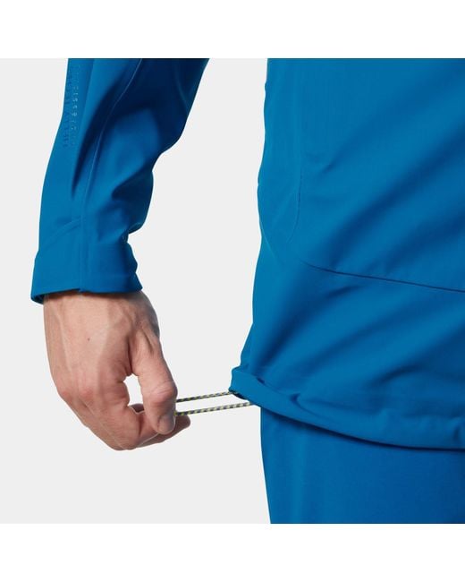Alpha Long Shell Jacket Hombre Helly Hansen de hombre de color Blue