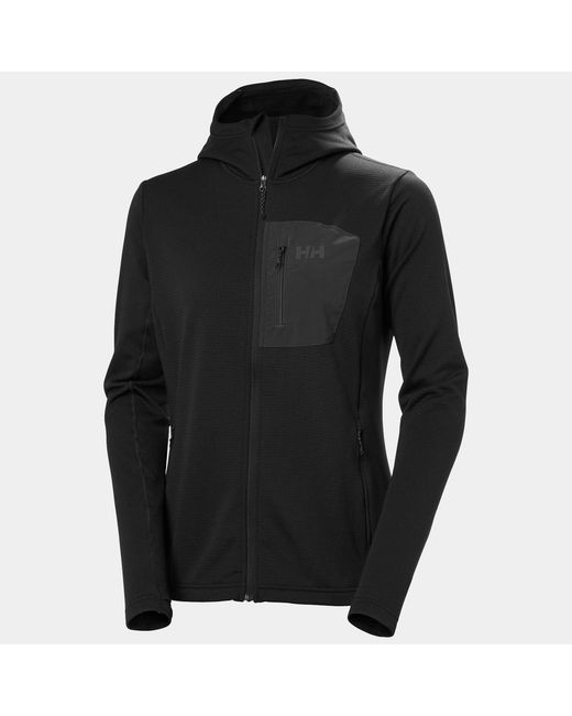 Helly Hansen Black Versalite Hooded Fleece Jacket