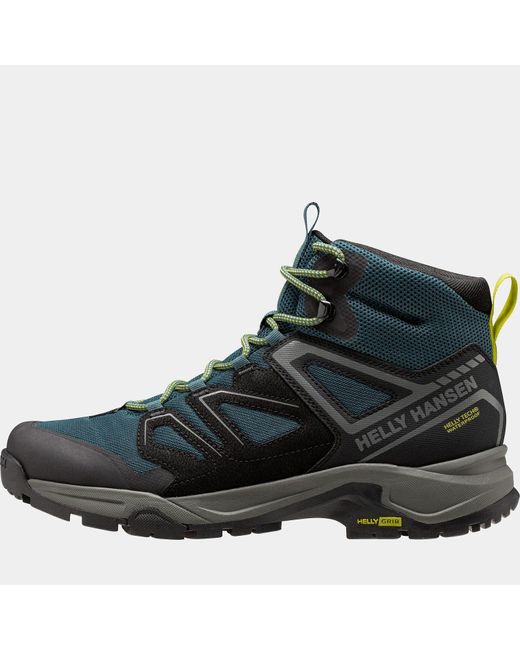 Helly Hansen Black Stalheim Helly Tech® Waterproof Hiking Boots Green for men