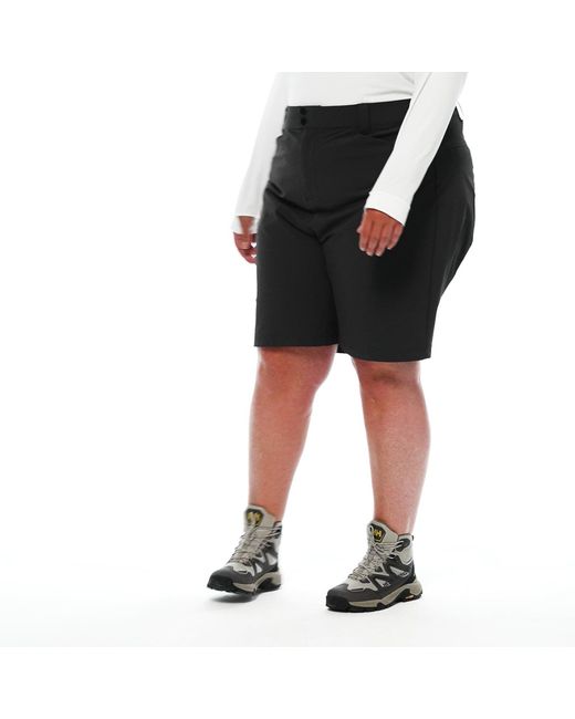 Helly Hansen Gray Brona Softshell Plus Shorts Damen