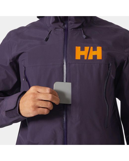 Giacca Shell Sogn 2.0 Uomo Viola di Helly Hansen in Blue da Uomo