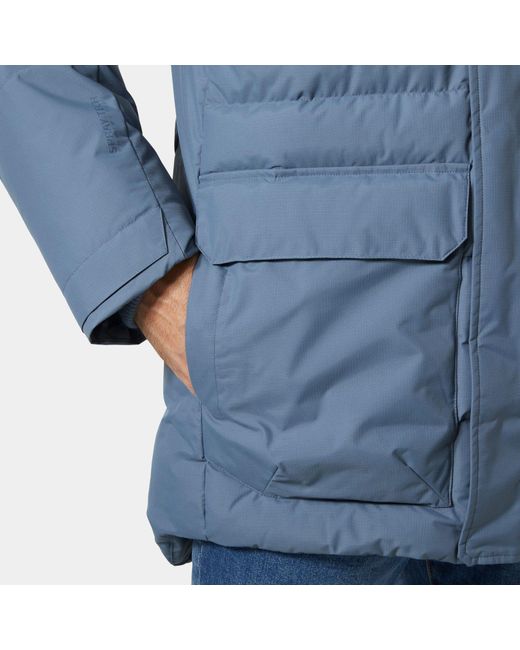 Helly Hansen Blue Tromsoe Hooded Winter Jacket for men