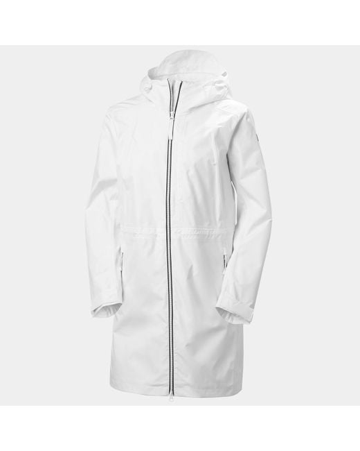 Helly Hansen White Westport Raincoat