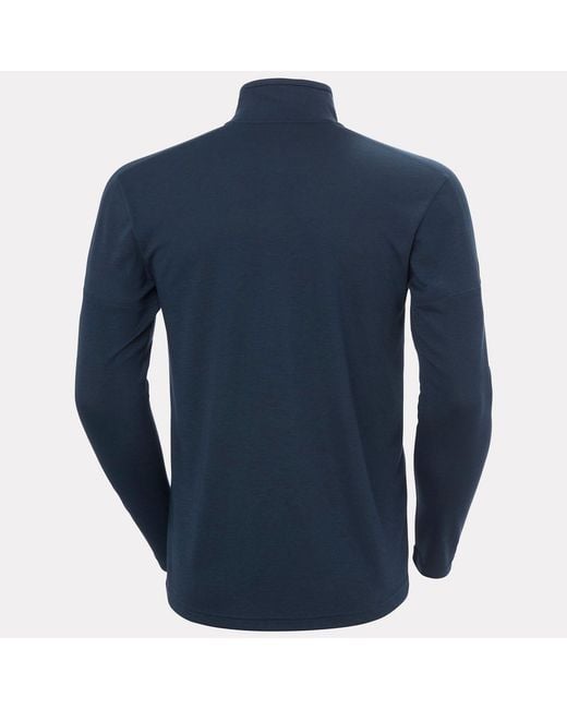 Hp 1/2 Zip Pullover di Helly Hansen in Blue da Uomo