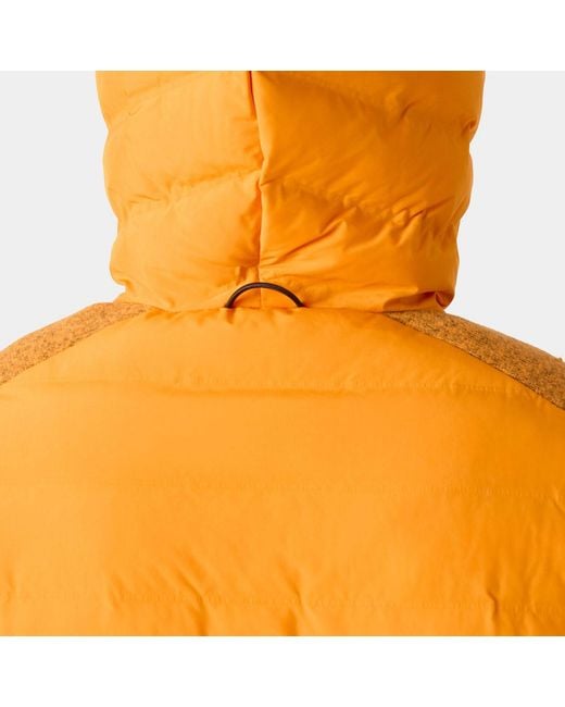 Helly Hansen Orange Skagen Hybrid Knit Insulator for men