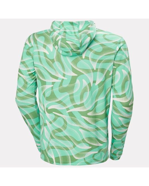 Helly Hansen Green Lifa Active Solen Hoodie for men