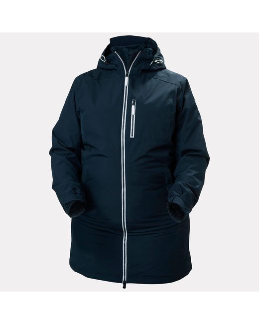 Helly Hansen Blue Long Belfast Insulated Winter Jacket