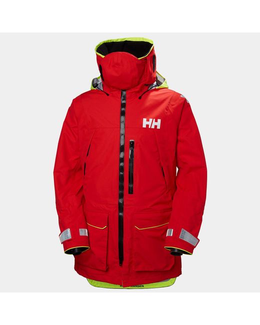 Helly Hansen Aegir Ocean Sailing Jacket Red for men