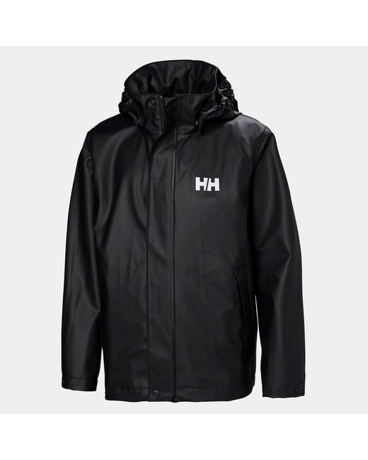 Helly Hansen Black Junior's Moss Classic Helox Rain Jacket