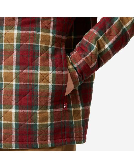 Helly Hansen Brown Isfjord Insulated Shacket for men
