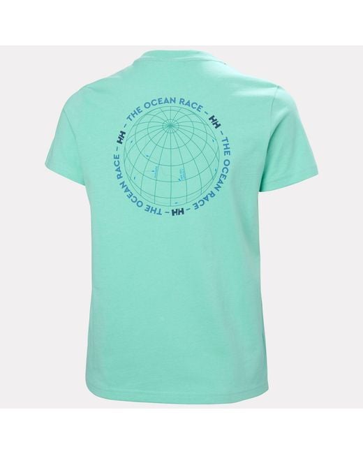 Helly Hansen Green The Ocean Race T-Shirt
