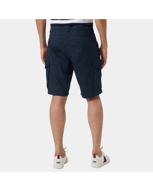 Helly Hansen Blue Dock Cargo Shorts for men