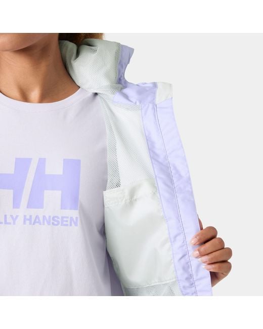 Helly Hansen Purple Seven J Breathable Rain Jacket
