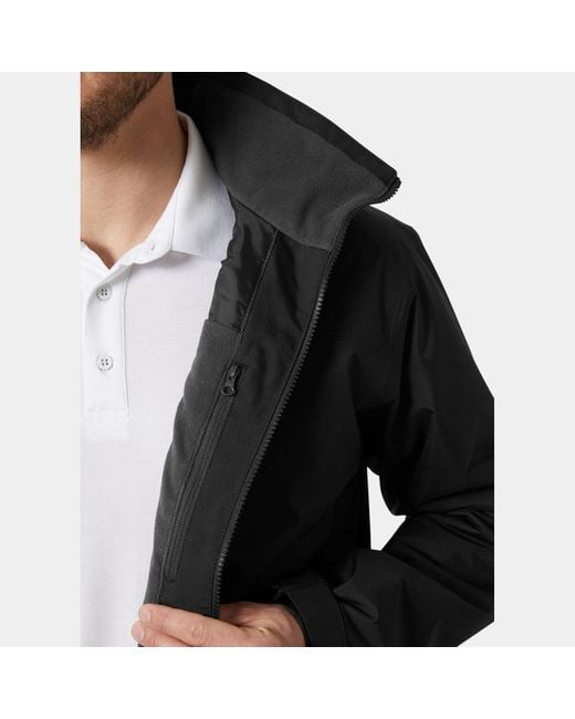Helly Hansen Herren Crew Midlayer Segeljacke 2.0 in Black für Herren
